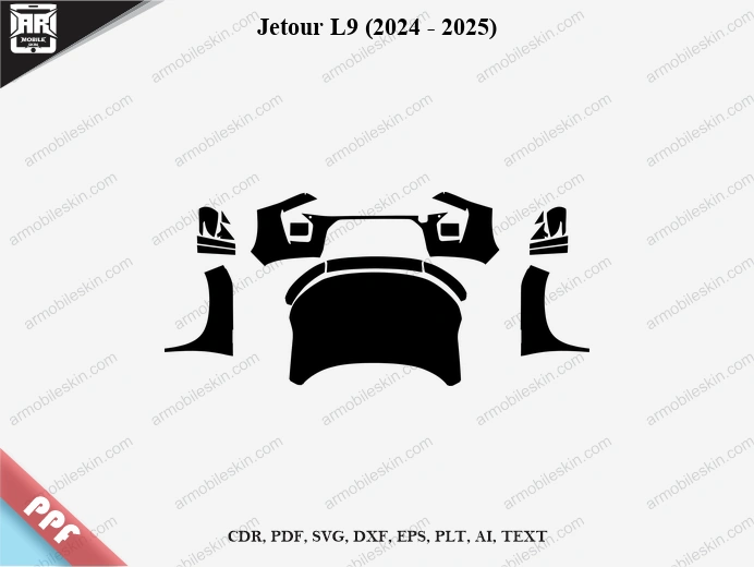 Jetour L9 (2024 - 2025) Car Exterior Front PPF Template