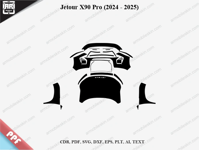Jetour X90 Pro (2024 – 2025) Car PPF Template