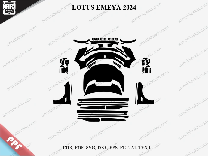 LOTUS EMEYA 2024 Car PPF Template