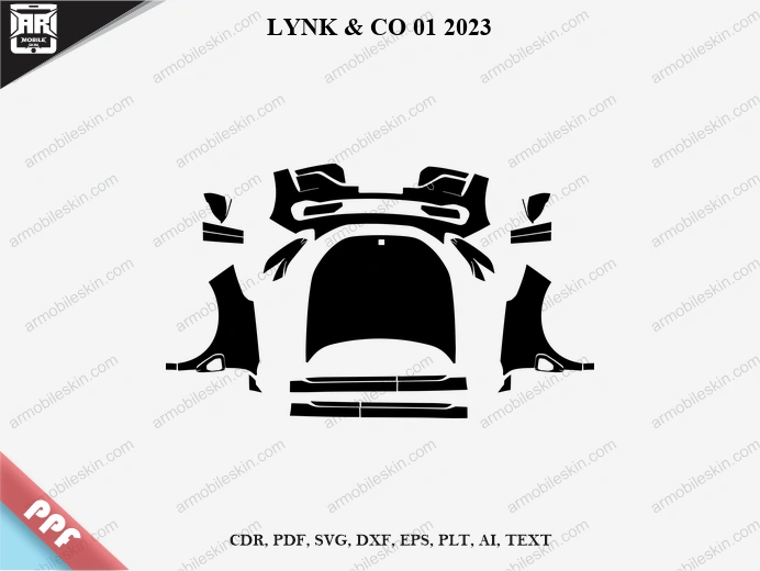 LYNK & CO 01 2023 Car PPF Template