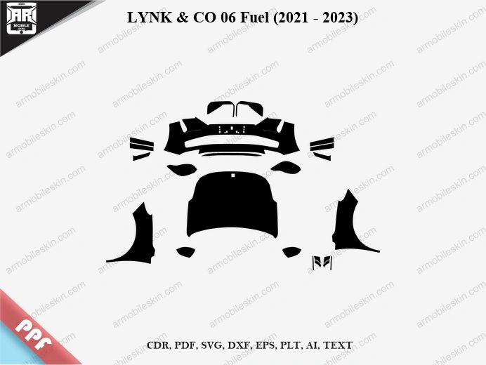 LYNK & CO 06 Fuel (2021 – 2023) Car PPF Template