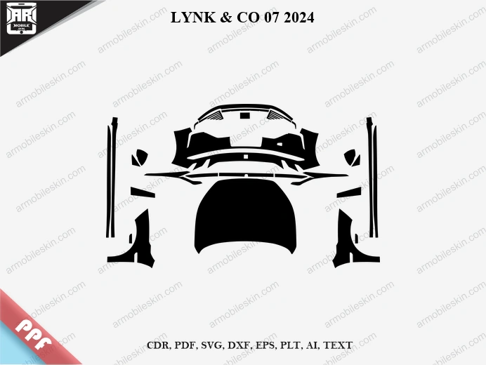 LYNK & CO 07 2024 Car PPF Template