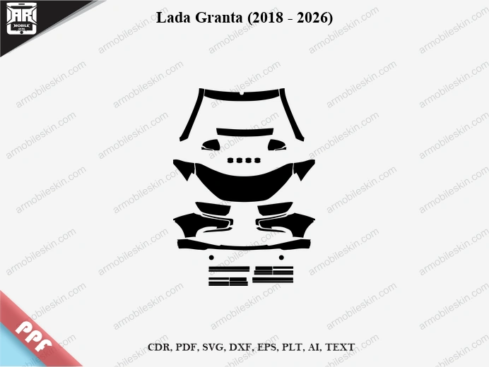 Lada Granta (2018 – 2026) Car PPF Template