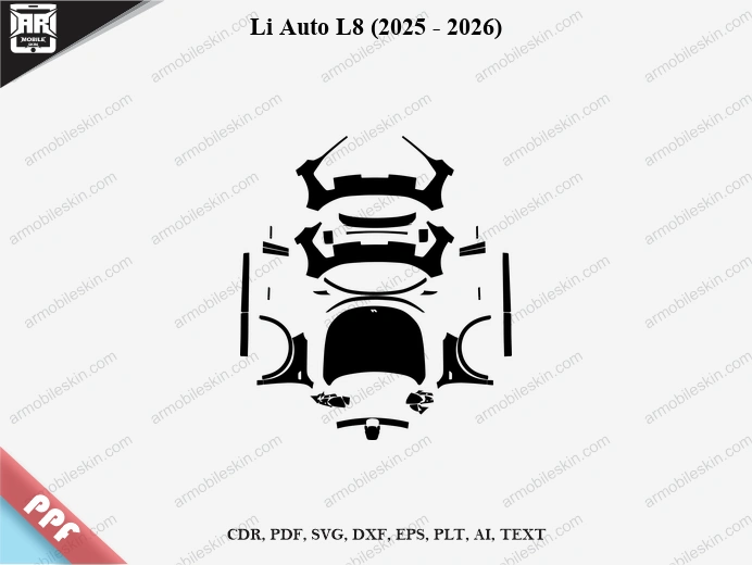 Li Auto L8 (2025 – 2026) Car PPF Template