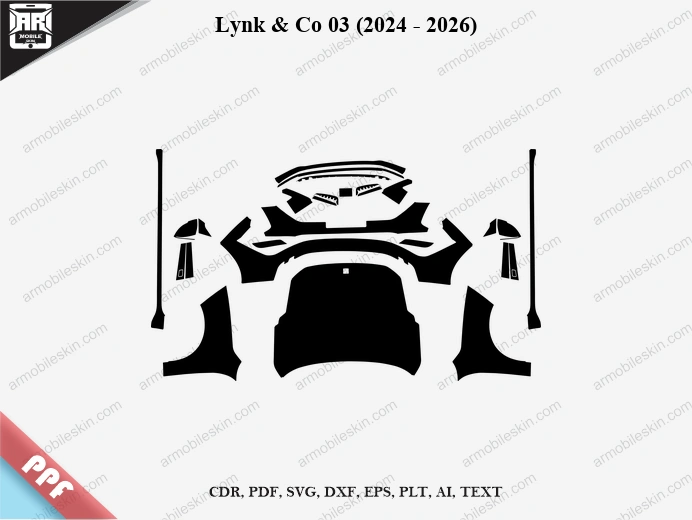 Lynk & Co 03 (2024 – 2026) Car PPF Template