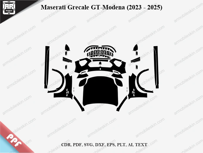 Maserati Grecale GT-Modena (2023 – 2025) Car PPF Template