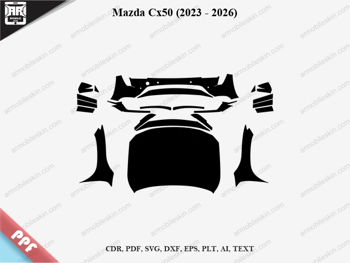 Mazda Cx50 (2023 – 2026) Car PPF Template