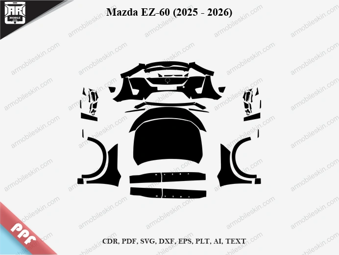 Mazda EZ-60 (2025 - 2026) Car Exterior Front PPF Template