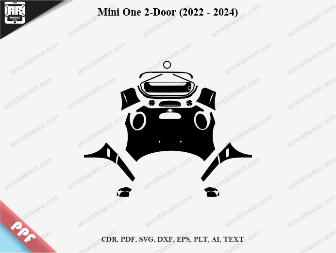 Mini One 2-Door (2022 – 2024) Car PPF Template