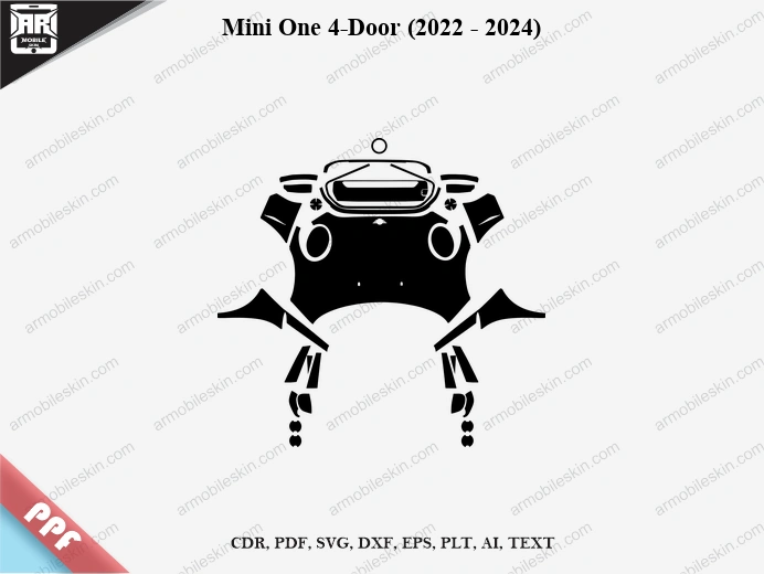 Mini One 4-Door (2022 – 2024) Car PPF Template