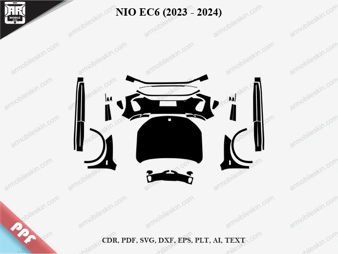 NIO EC6 (2023 – 2024) Car PPF Template