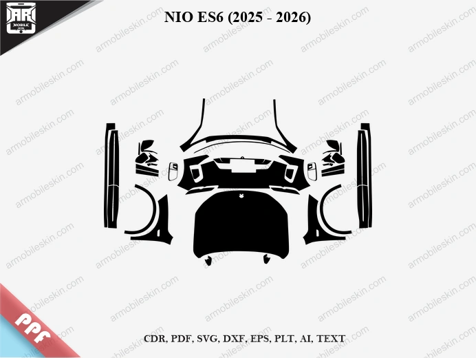 NIO ES6 (2025 – 2026) Car PPF Template
