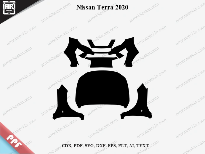 Nissan Terra 2020 Car PPF Template