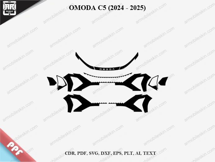 OMODA C5 (2024 – 2025) Car PPF Template