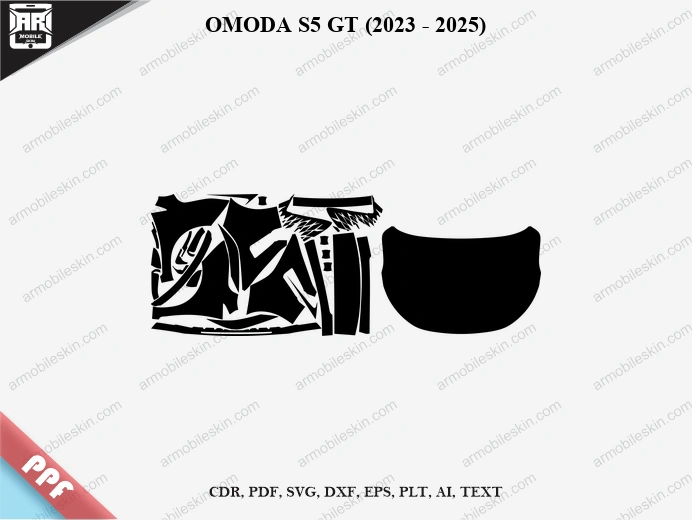 OMODA S5 GT (2023 - 2025) Car Exterior Front PPF Template