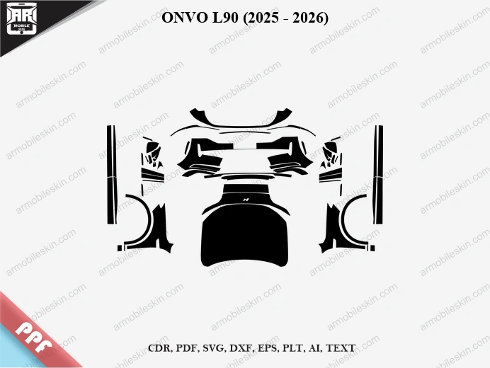 ONVO L90 (2025 - 2026) Car Exterior Front PPF Template