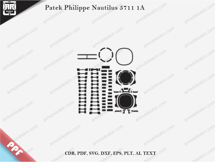 Patek Philippe Nautilus 5711 1A PPF Cut Template