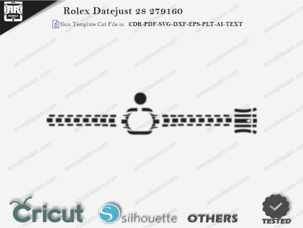 Rolex Datejust 28 279160 PPF Cut Template