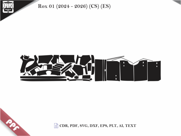 Rox 01 (2024 – 2026) (CS) (ES) Full Car Body PPF Cutting Template