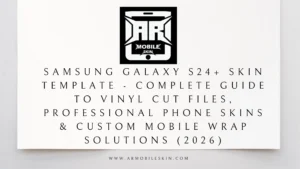 Read more about the article Samsung Galaxy S24+ Skin Template – Complete Guide to Vinyl Cut Files, Professional Phone Skins & Custom Mobile Wrap Solutions (2026)