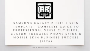 Read more about the article Samsung Galaxy Z Flip 6 Skin Template – Complete Guide to Professional Vinyl Cut Files, Custom Foldable Phone Skins & Mobile Skin Business Success (2026)
