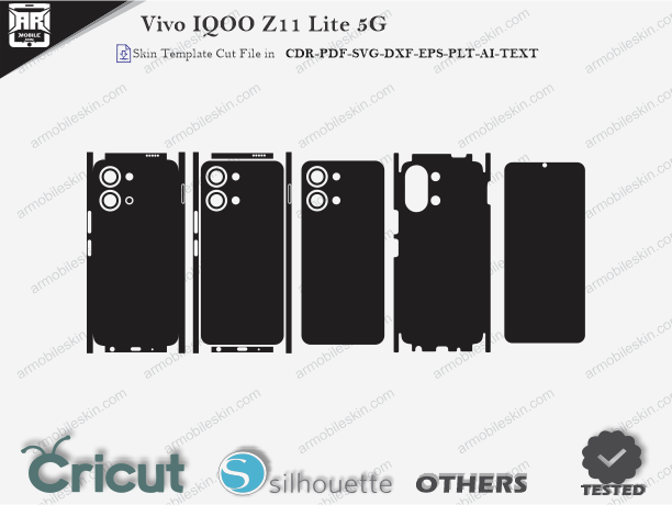 Vivo IQOO Z11 Lite 5G Skin Template Vector Cut File