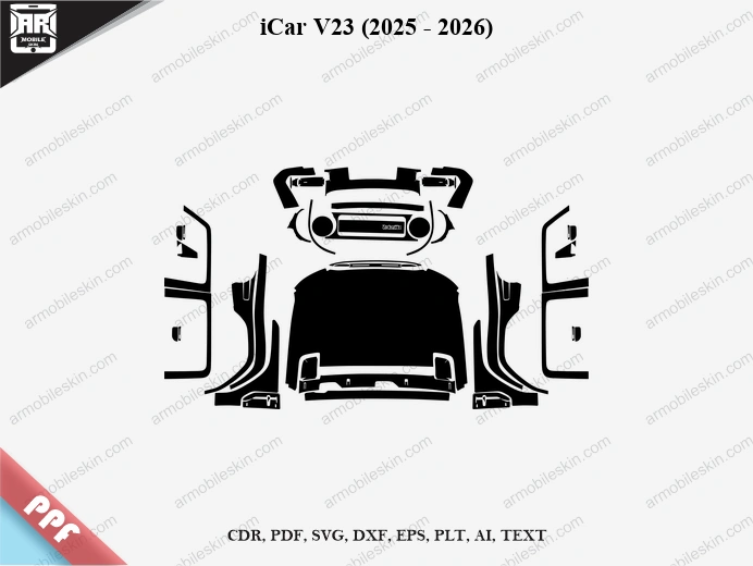 iCar V23 (2025 – 2026) Car PPF Template