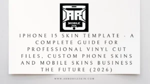 Read more about the article iPhone 15 Skin Template – A Complete Guide for Professional Vinyl Cut files, custom phone skins and Mobile Skins Business The Future (2026)