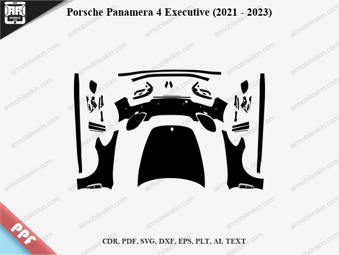 Porsche Panamera 4 Executive (2021 – 2023) Car PPF Template