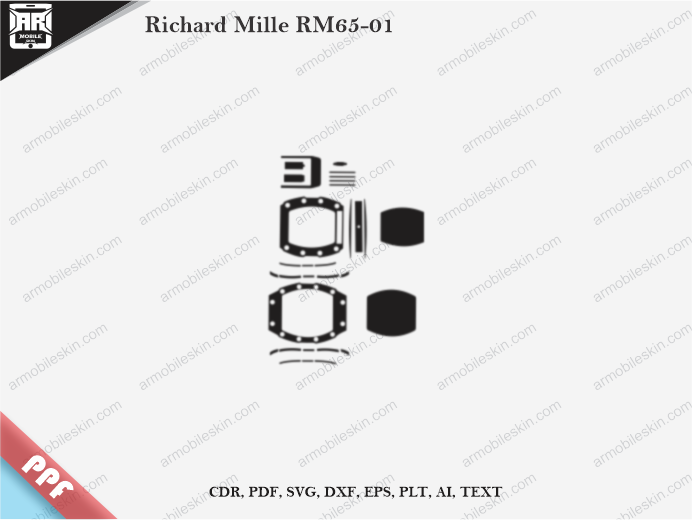 Richard Mille RM65-01 PPF Cut Template