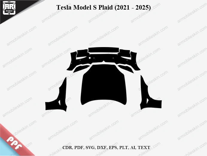 Tesla Model S Plaid (2021 – 2025) Car PPF Template