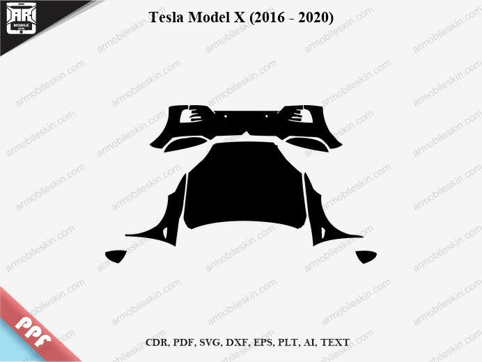 Tesla Model X (2016 – 2020) Car PPF Template