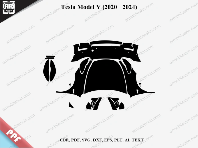 Tesla Model Y (2020 – 2024) Car PPF Template