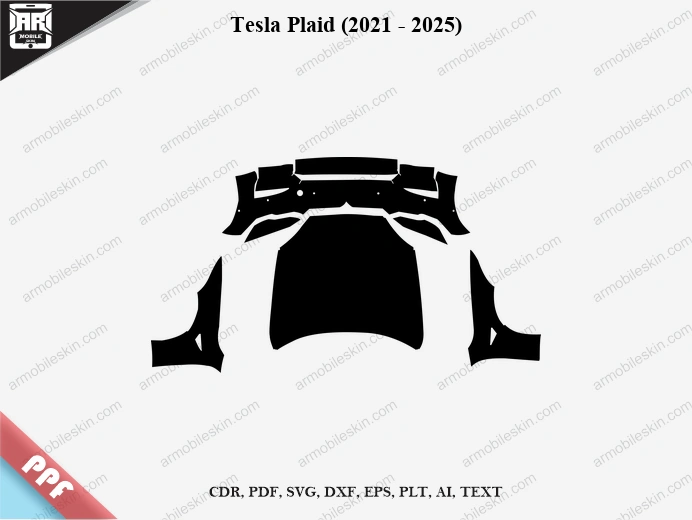 Tesla Plaid (2021 – 2025) Car PPF Template