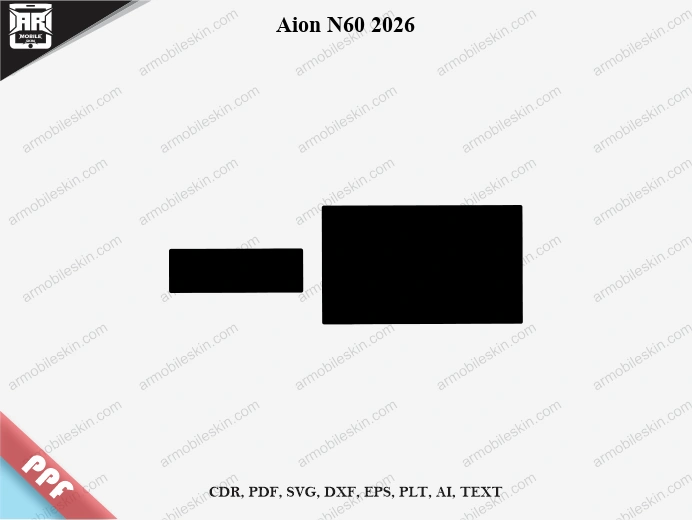 Aion N60 2026 Car Screen PPF Template Vector Cut File