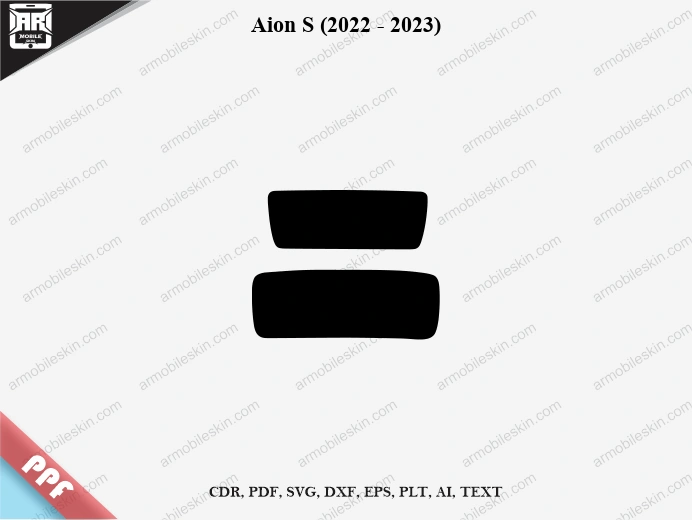 Aion S (2022 – 2023) Car Screen PPF Template Vector Cut File