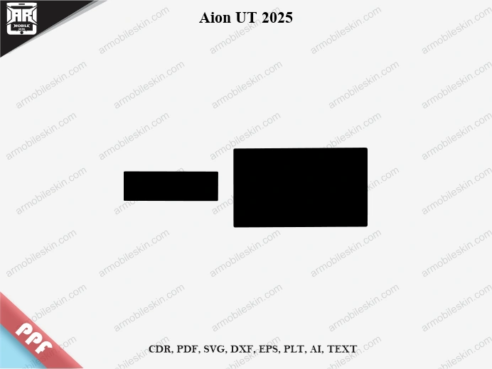 Aion UT 2025 Car Screen PPF Template Vector Cut File