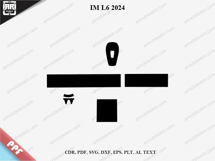 IM L6 2024 Car Interior PPF Template