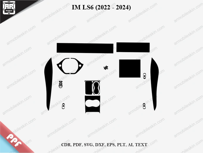 IM LS6 (2022 – 2024) Car Interior PPF Template