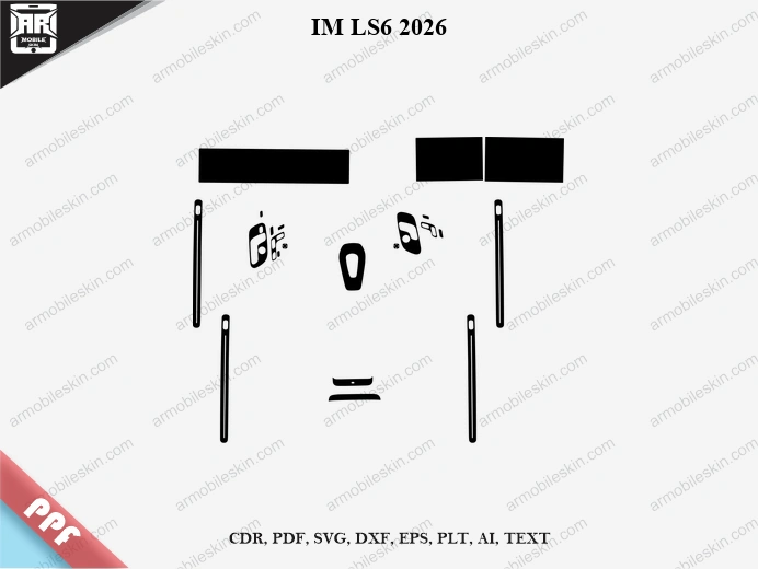 IM LS6 2026 Car Interior PPF Template