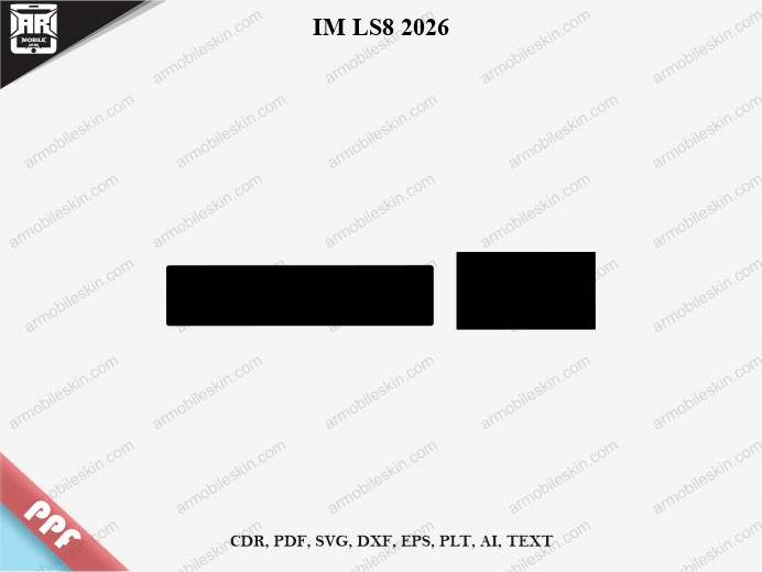 IM LS8 2026 Car Screen PPF Template Vector Cut File