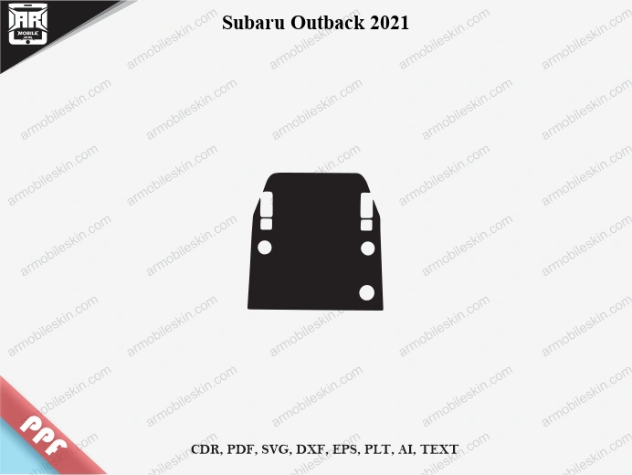 Subaru Outback 2021 Car Screen PPF Template Vector Cut File