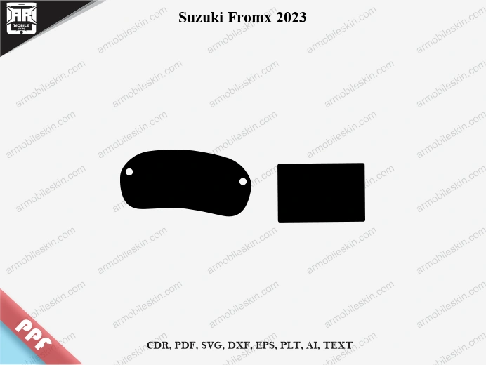 Suzuki Fromx 2023 Car Screen PPF Template Vector Cut File