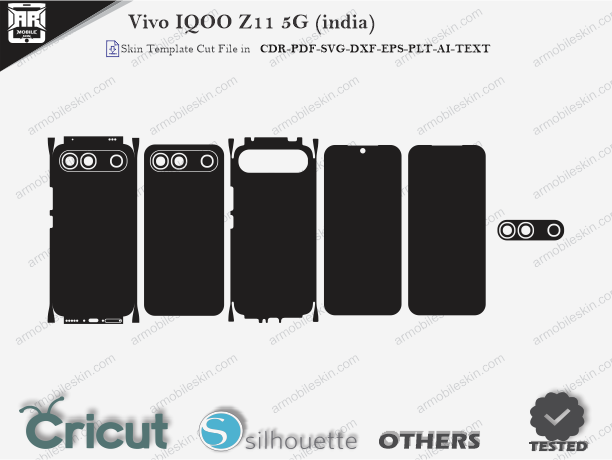 Vivo IQOO Z11 5G (india) Skin Template Vector Cut File