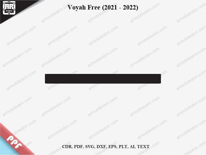 Voyah Free (2021 - 2022) Car Screen PPF Template Vector Cut File