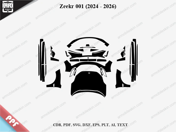 Zeekr 001 (2024 – 2026) Car PPF Template